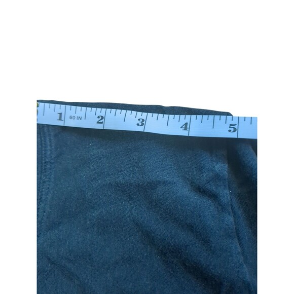 JMS Just My Size by Hanes Black With Purple Flowers. Women's 2X - Picture 7 of 9